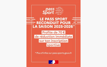 Le pass Sport reconduit pour la saison 2025-2026
